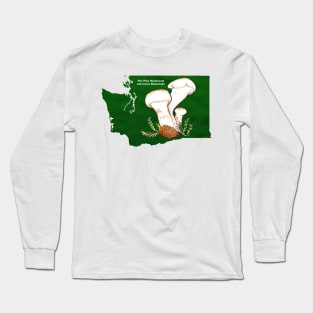 Washington State Mushroom - Matsutake Long Sleeve T-Shirt